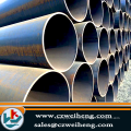 custom-produced q235b schedule 40 carboerw lsaw welded black round steel pipe /tube 6n erw welded steel pipe from China